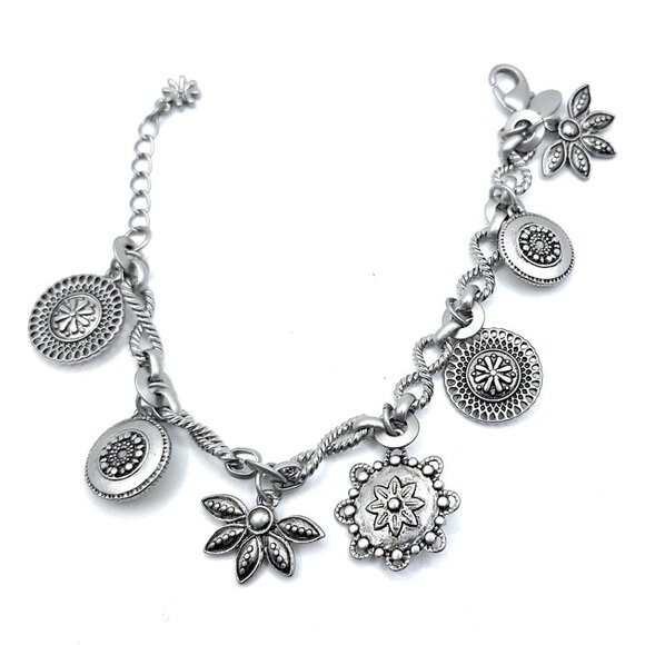 BOTANICA Retired lia sophia charm Bracelet - Picture 2 of 2